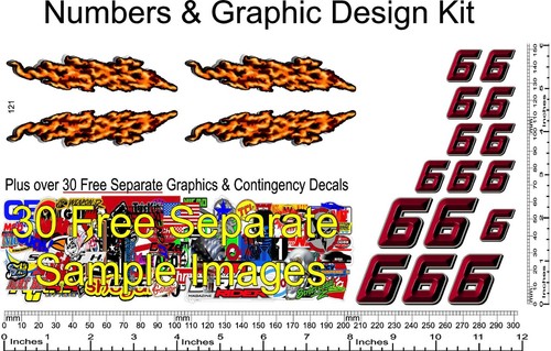 Vinyl decal 16th scale - r/c,