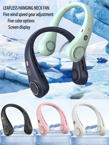 Portable bladeless neck - portable, fan