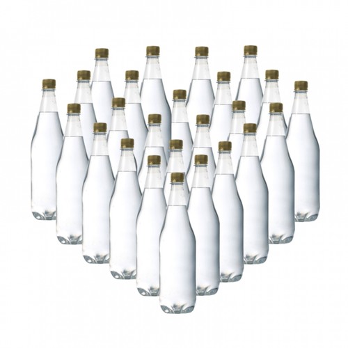Clear plastic drinks bottles - clear,