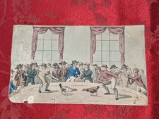COCKFIGHTING 1814. Hand