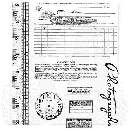 Tim holtz cling - cling, stamps