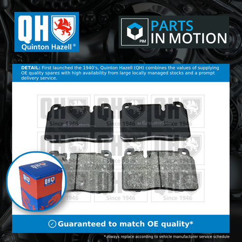 Brake pads set - pads, fits