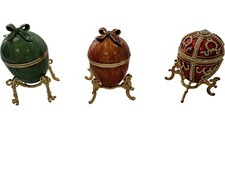 Set of 3 Fabergé Style