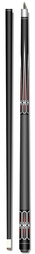 Black king billiard cue - black,