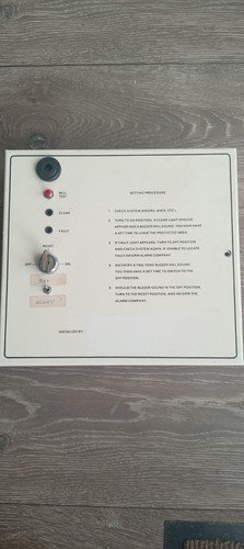 Vintage security alarm system - security,