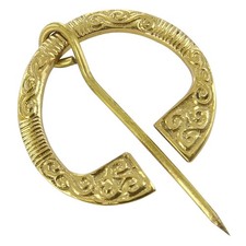 Handcrafted Brass Brooch Pin