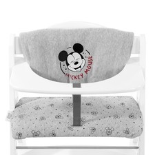 hauck Highchair Pad, Mickey Mouse Grey - Compatible with Alpha+ Wooden Chair