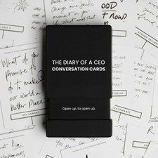 Steven Bartlett The Diary Of A CEO Conversation Cards - First Edition. NEW!