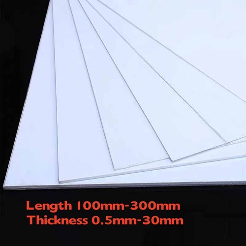 White abs plastic - white, flat