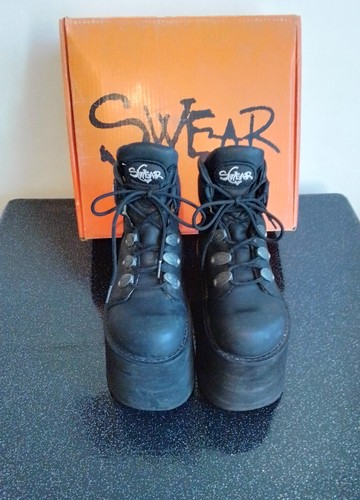Y2k platform swear boots - swear,