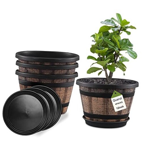 Plant pots set pack - of, 4