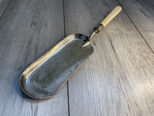 Antique ISG EPNS Silver Plated Crumb Scoop Bone Handle Victorian Tableware