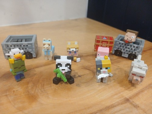 Rare minecraft mini figures - minecraft,
