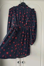 Topshop Black/Red Star Print