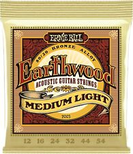 Ernie Ball Earthwood Medium Light 80/20 Bronze Acoustic Guitar Strings - 12-54 G