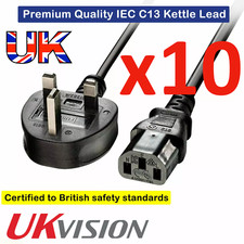 10x IEC Kettle Lead Power