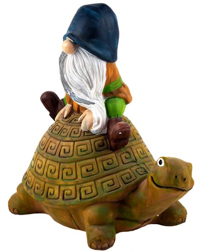 Gonk gnome riding tortoise - gonk,