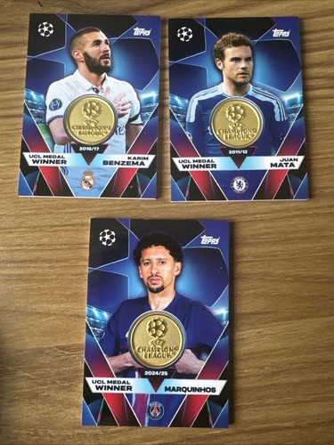 Topps match attax ucl - topps, medal