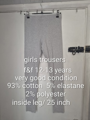Girls grey ribbed - ribbed, age