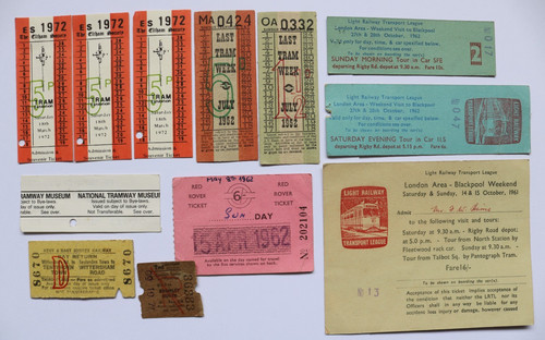 Tram tickets last week - tram,