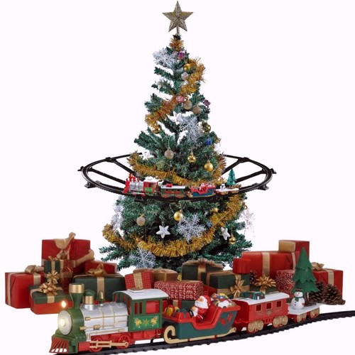 Christmas tree train set - train,