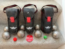 4 pairs of JB Petanque boules