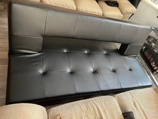 Dwell DFS Large Sofa Double Bed Black Used In Good Condition Collection Only