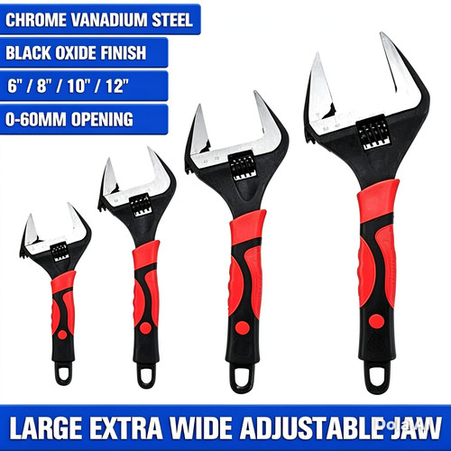 Extra wide jaw adjustable - jaw,