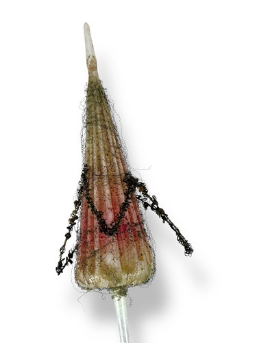 Antique glass parasol - glass, ornament