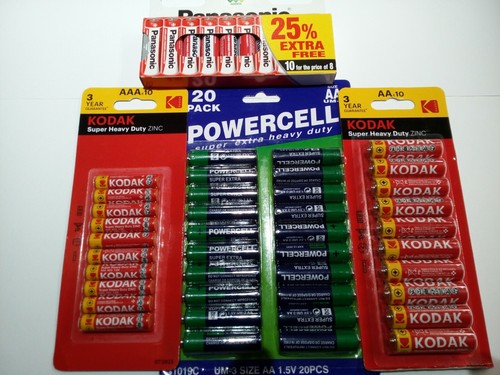 Kodak panasonic duracell - kodak,panasonic,,