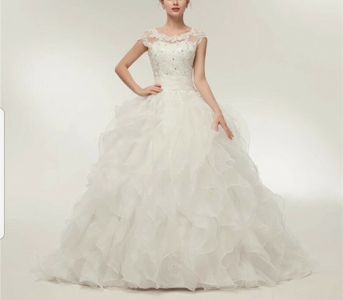 White ivory cap sleeve - ivory,