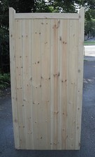 Wooden garden side - wooden, gate