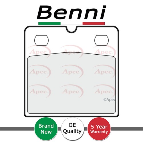 Brake pads set rear benni - pads,