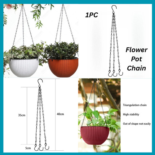Hanging basket chains heavy - hanging,
