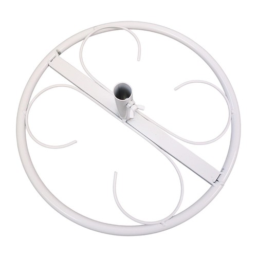 Flower pole display stand base - pole,