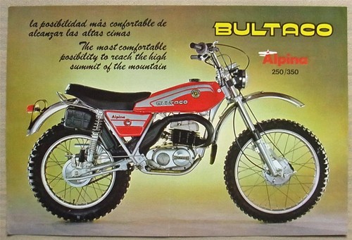 Bultaco alpina 250 350 - bultaco, 250/350