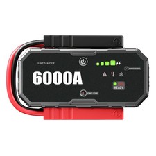 6000A Portable Car Jump Starter 12V Battery Booster Power Bank Emergency Pack