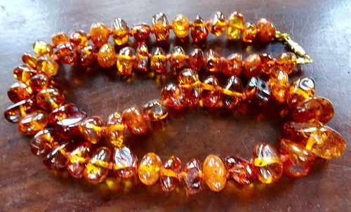 Vintage baltic amber up - 22",