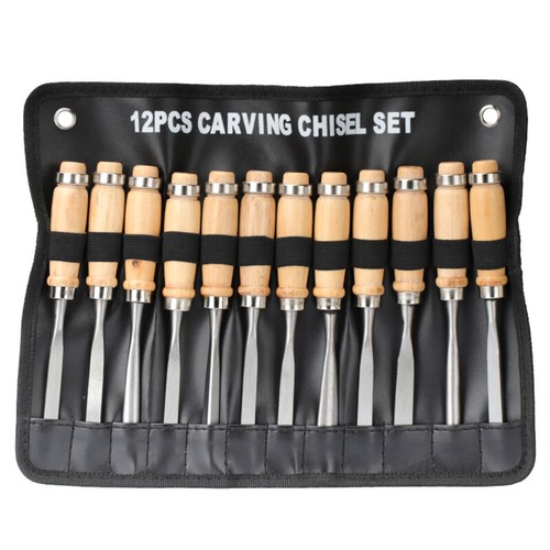12pcs wood carving hand chisel - 12pcs,