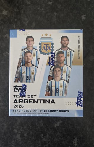 Topps team set argentina 2026 - topps,