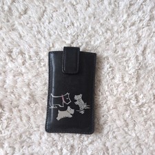 Radley Leather Black Phone/Card Case 