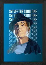 Sylvester Stallone Framed Wall
