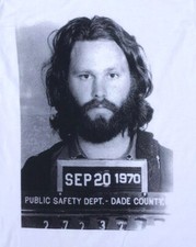JIM MORRISON MUGSHOT TEE $25