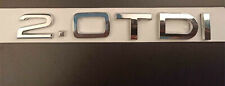 2.0TDI Rear Boot Trunk Emblem