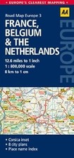 AA Road Map France, Belguim &