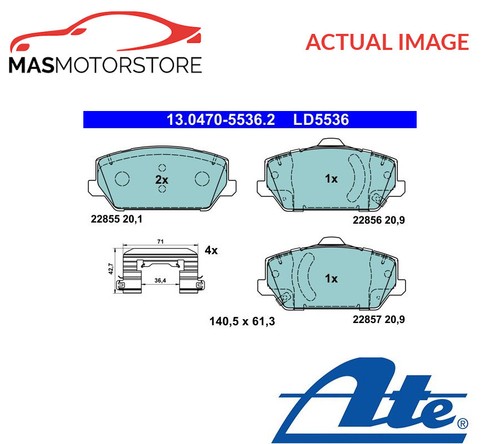 Brake pads set - pads, pad