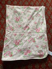 Cath Kidston Baby Girls Pink roses Floral Blanket Pram Small Crib Moses