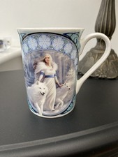Anne Stokes Winter Guardians Wolf Mug