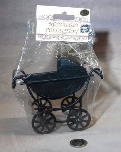 Dolls house victorian pram - house,