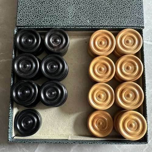 Vintage draughts set without - draughts,